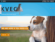 Tablet Screenshot of kvec.ca