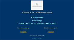 Desktop Screenshot of kvec.de