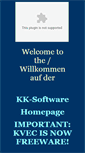 Mobile Screenshot of kvec.de